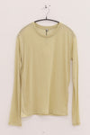 BASERANGE Classic Bamboo Fiber and Cotton Long Sleeve T-Shirt Collection Crew Neck Base Shirt French BAS-TTLS-BL-AU25-PIER GREEN (TOLS-BL-000 TTLS)